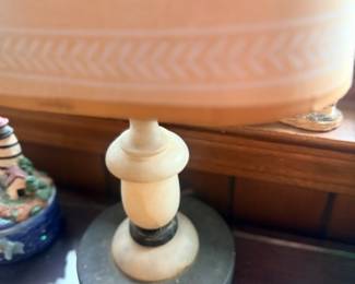 Vintage pottery table lamp base