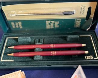Vintage Cross pen and pencil set in box