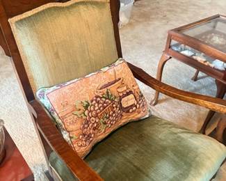 Antique Eastlake carved rocking chair