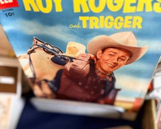 Vintage Roy Rogers and Trigger Dell comic