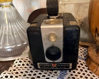 Vintage Kodak Brownie Hawkeye camera