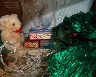Christmas ornaments and holiday decor items