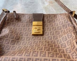 Fendi Zucca monogram shoulder bag