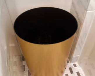 Gold drum lamp shade