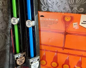 Light stakes and outdoor decor hardware