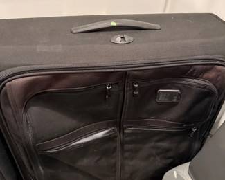 Black garment bag luggage