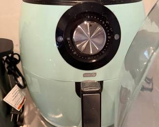 Dash air fryer, mint green