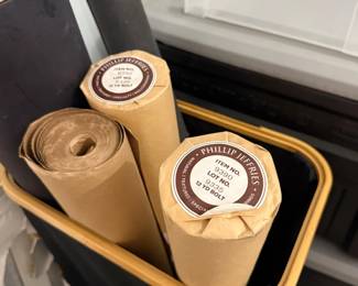 Phillip Jeffries wallcovering rolls