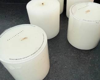 Anthropologie pillar candles
