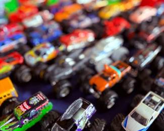 Monster truck toy collection