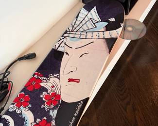 Japanese kabuki woodblock print panel