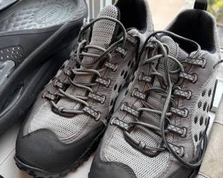Gray trail hiking sneakers