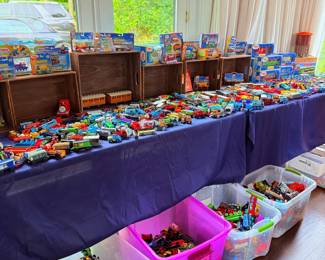 Extensive toy and model train collection