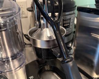 Manual citrus juicer press