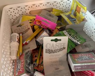 Card games and party games