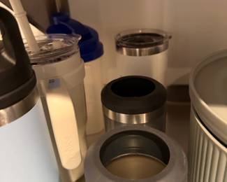 Insulated tumblers and kitchen canisters