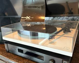 Rega Planar 2 turntable with Emotiva BasX amplifier