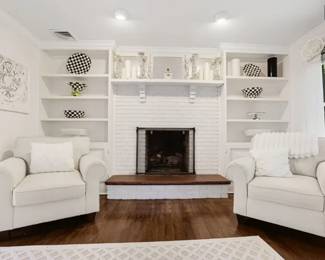 MADE IN USA PAIR OF ARMCHAIRS. AVAILABLE FOR PRE-SALE