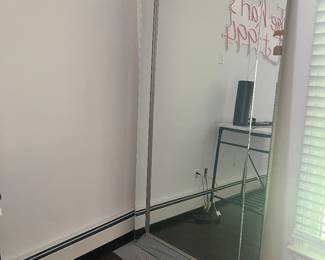 Large floor standing or wall mount mirrors. Three available. Available for pre-sale, and post sale.
