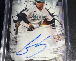 Jesus Luzardo Topps Finest Auto