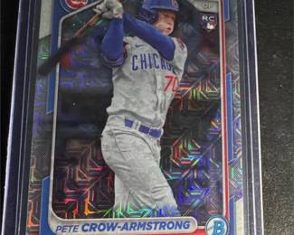 Pete Crow Armstrong RC Bowman Chrome Refractor