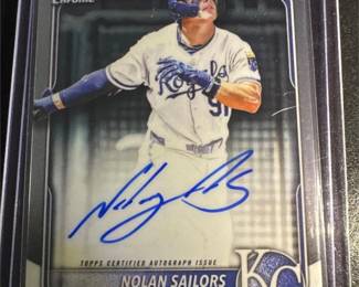 Nolan Sailors 1st Bowman Auto