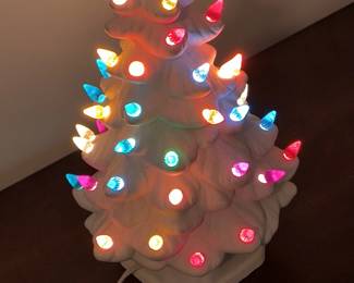 Vintage Ceramic Christmas Tree