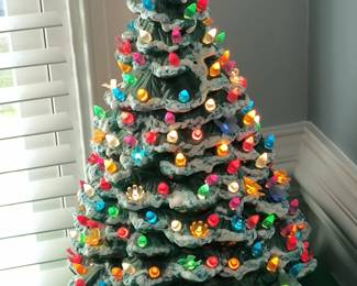 Ceramic Christmas Tree Vintage