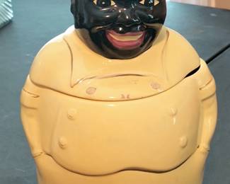 Antique 1940's Pearl Cookie Jar