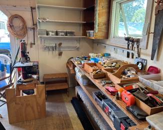 Tools, hardware, organizers