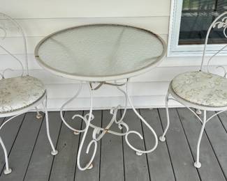 Wrought iron furniture