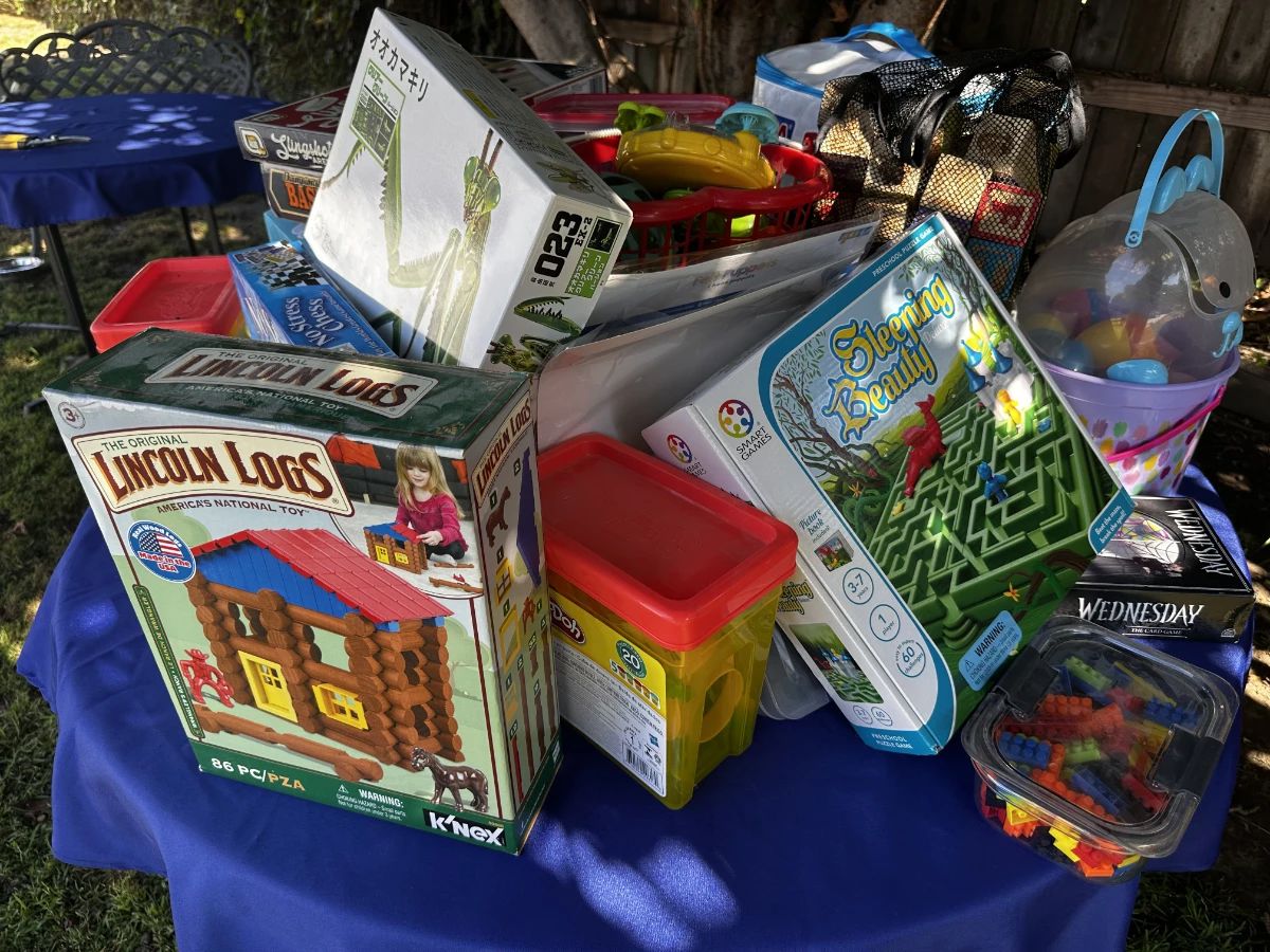 Toys and games -Legos, Marble Run, Lincoln Logs