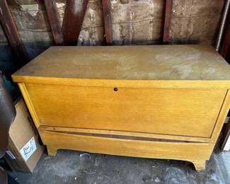 Cedar Chest with lower drawer