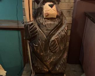 Carved bear