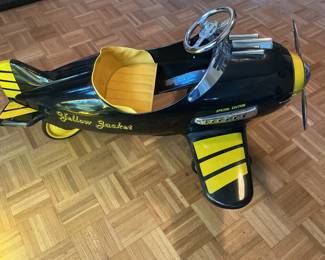 Yellow Jacket pedal airplane