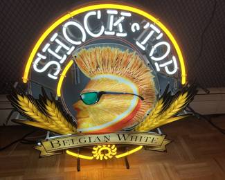 Shock Top neon sign