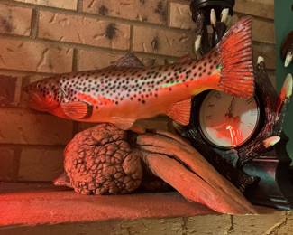 Taxidermy fish