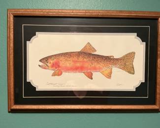 Cutthroat trout Artist Eileen Klatt