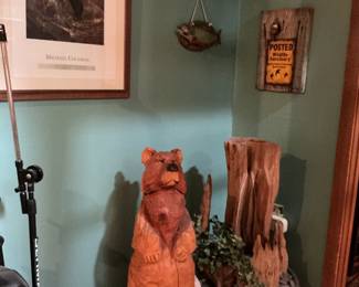 Carved bear