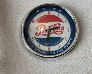 Pepsi clock