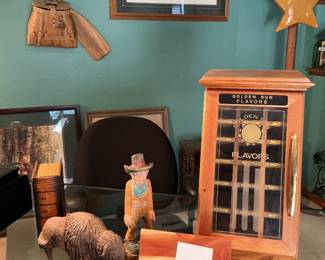 Counter cigar display cabinet