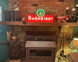 Budweiser neon sign