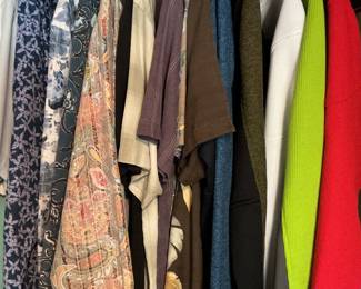 Tommy Bahama shirts- Spider clothing - Bronco jacket and More