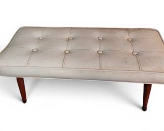 MCM upholstered bench