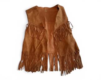 Fringed Leather vest