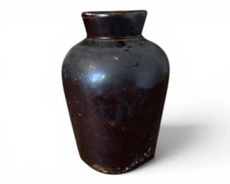 Stoneware jar