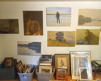 Framed and un framed Art