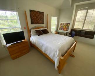 Vintage bed, mattress, dressers, Vintage 90s ikea decor and furniture