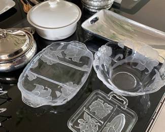Vintage glassware