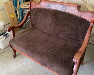 Antique loveseat